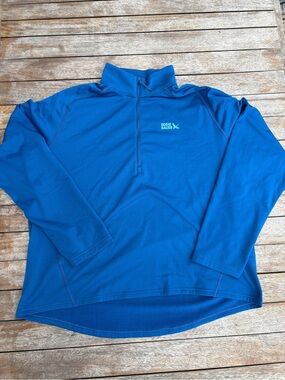 Eddie Bauer Royal Blue Men's Quarter-Zip Pullover